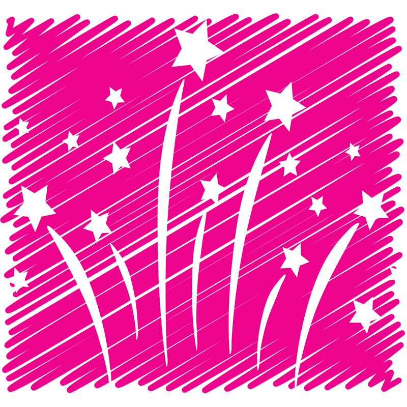 Celebration icon of fireworks