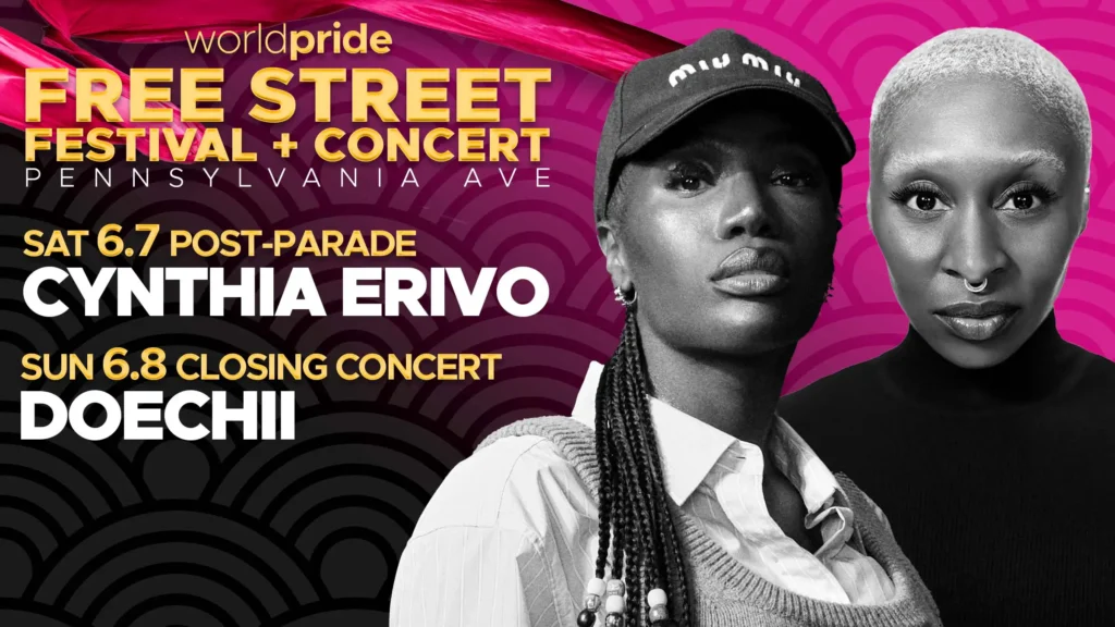 Photos of Cynthia Erivo and Doechii